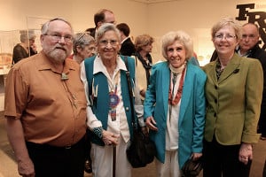 Franks and Wickhams at the Oklahoma University Art Exhibition April, 2012
