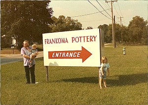 Anna and Calvin Wickham got involved in Frankoma at a very young age.